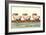 Three Intent Rowers, Won by a Neck-null-Framed Art Print