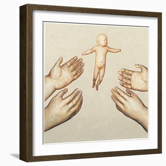 Three into One 3, 2001-Evelyn Williams-Framed Giclee Print