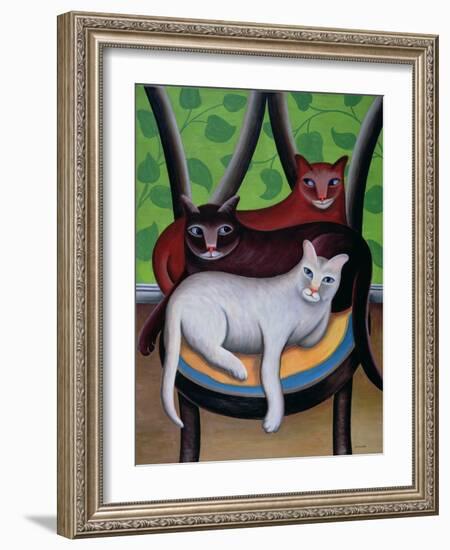 Three Is a Crowd-Jerzy Marek-Framed Giclee Print