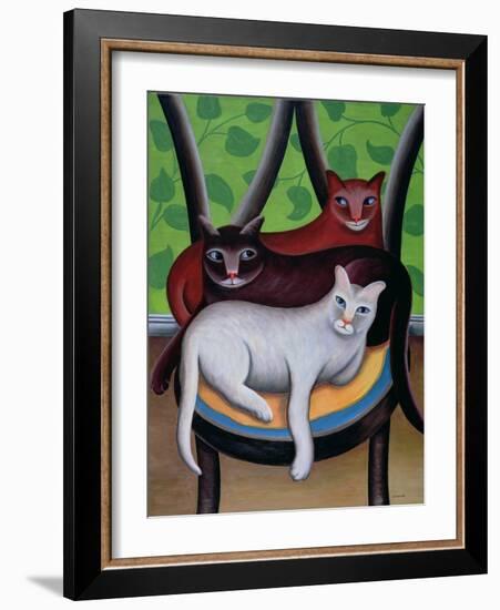 Three Is a Crowd-Jerzy Marek-Framed Giclee Print