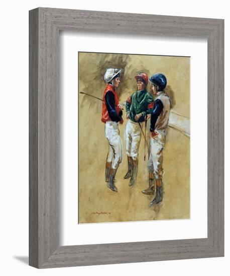 Three Jockeys-Henry Koehler-Framed Art Print