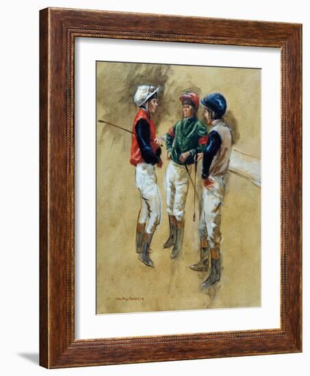 Three Jockeys-Henry Koehler-Framed Art Print