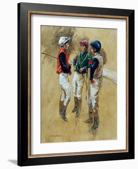 Three Jockeys-Henry Koehler-Framed Art Print