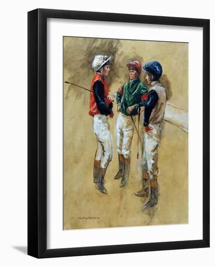 Three Jockeys-Henry Koehler-Framed Art Print