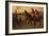 Three Jolly Huntsmen, 1878 (Oil on Canvas)-Randolph Caldecott-Framed Giclee Print