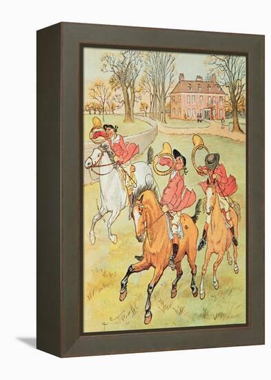 Three Jovial Huntsmen-Randolph Caldecott-Framed Premier Image Canvas