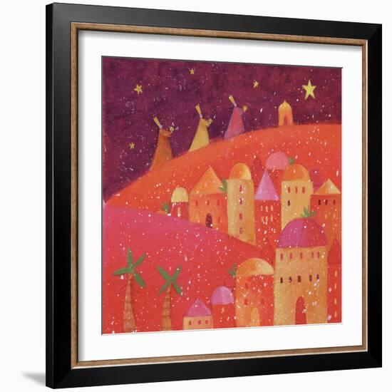 Three Kings Following a Star, 2001-Alex Smith-Burnett-Framed Giclee Print