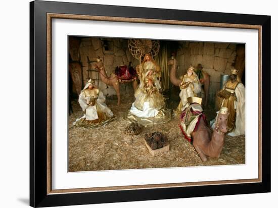 Three Kings, Nativity Scene, Los Cristianos, Tenerife, Canary Islands, 2007-Peter Thompson-Framed Photographic Print