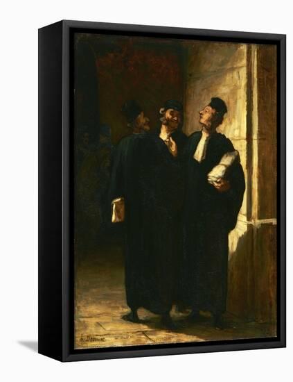 Three Lawyers-Honor‚ Daumier-Framed Premier Image Canvas