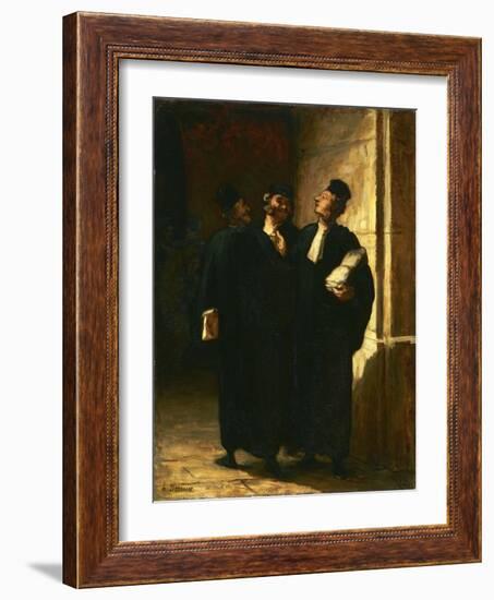 Three Lawyers-Honor‚ Daumier-Framed Giclee Print