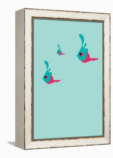 Three Little Birds Annimo-null-Framed Stretched Canvas