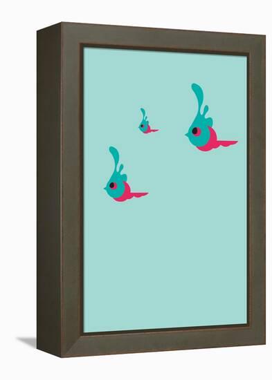 Three Little Birds Annimo-null-Framed Stretched Canvas