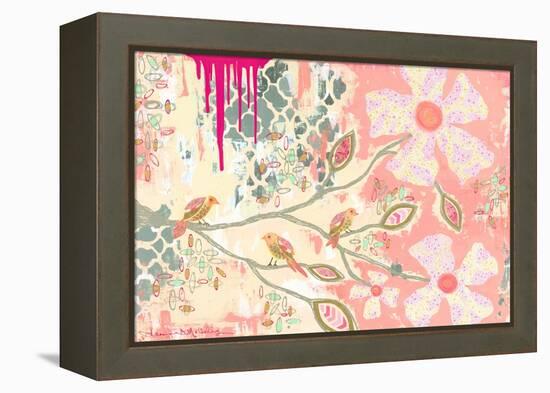 Three Little Birds B-Jennifer McCully-Framed Premier Image Canvas