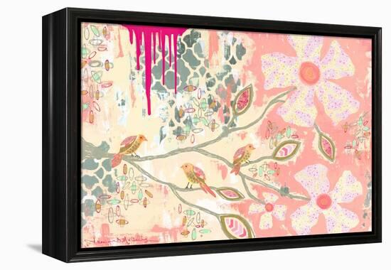 Three Little Birds B-Jennifer McCully-Framed Premier Image Canvas