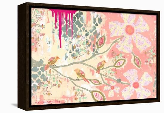 Three Little Birds B-Jennifer McCully-Framed Premier Image Canvas