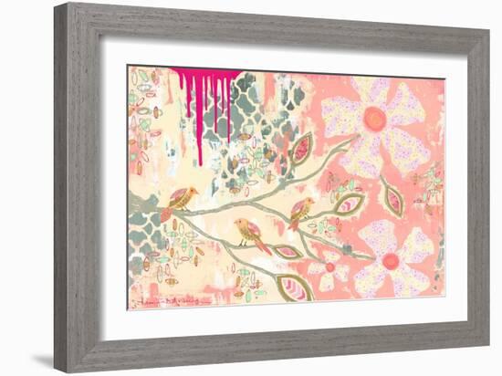 Three Little Birds B-Jennifer McCully-Framed Giclee Print