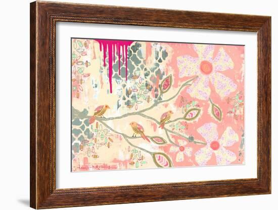 Three Little Birds B-Jennifer McCully-Framed Giclee Print