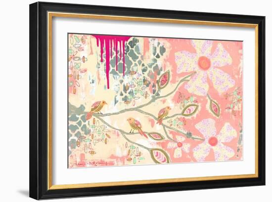 Three Little Birds B-Jennifer McCully-Framed Giclee Print