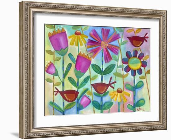 Three Little Birds-Carla Bank-Framed Giclee Print