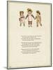 Three Little Boys Holding Hands-Kate Greenaway-Mounted Art Print