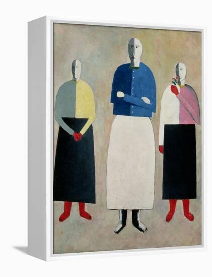 Three Little Girls, 1928-32-Kasimir Malevich-Framed Premier Image Canvas