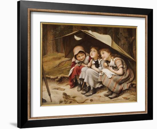 Three Little Kittens, 1883-Joseph Clark-Framed Giclee Print