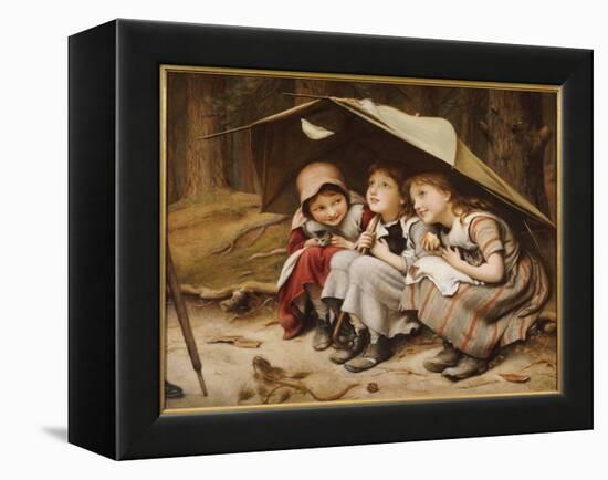 Three Little Kittens, 1883-Joseph Clark-Framed Premier Image Canvas