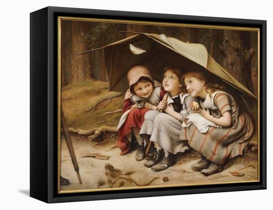 Three Little Kittens, 1883-Joseph Clark-Framed Premier Image Canvas
