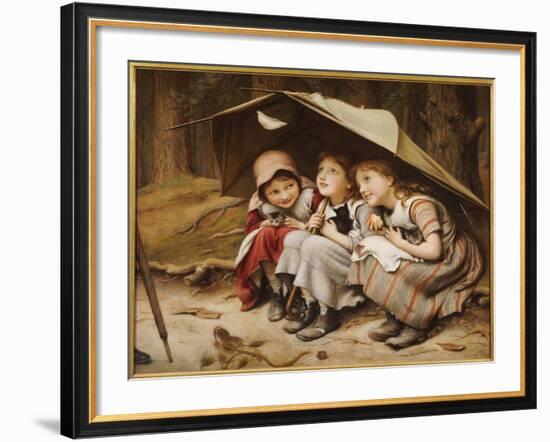 Three Little Kittens, 1883-Joseph Clark-Framed Giclee Print