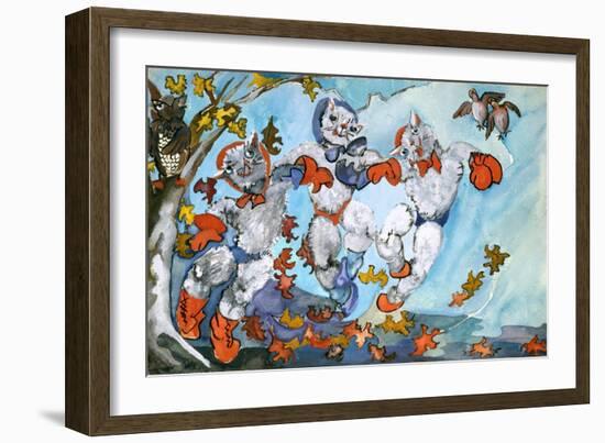 Three Little Kittens Found Their mittens-Zelda Fitzgerald-Framed Art Print