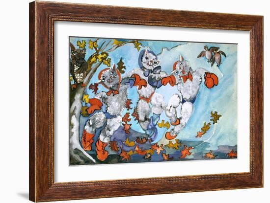 Three Little Kittens Found Their mittens-Zelda Fitzgerald-Framed Art Print