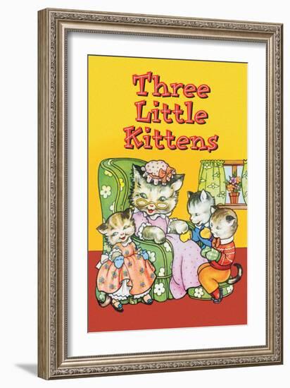 Three Little Kittens-null-Framed Art Print