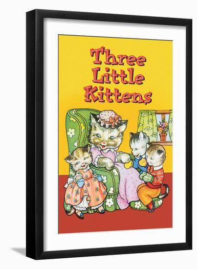 Three Little Kittens-null-Framed Art Print