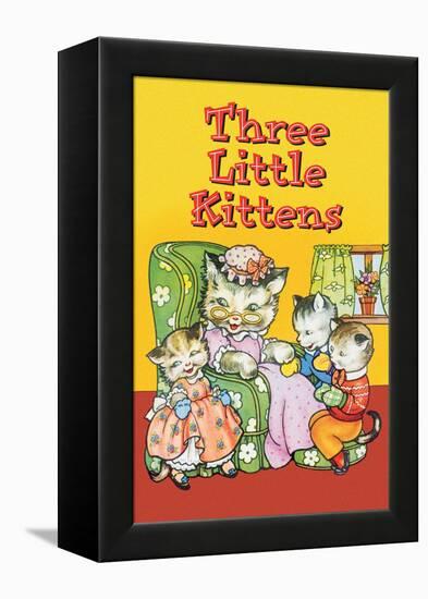 Three Little Kittens-null-Framed Stretched Canvas