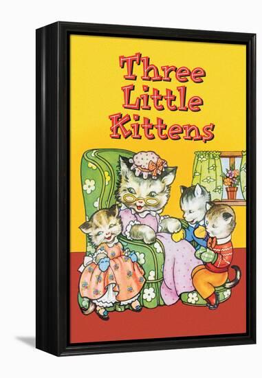 Three Little Kittens-null-Framed Stretched Canvas