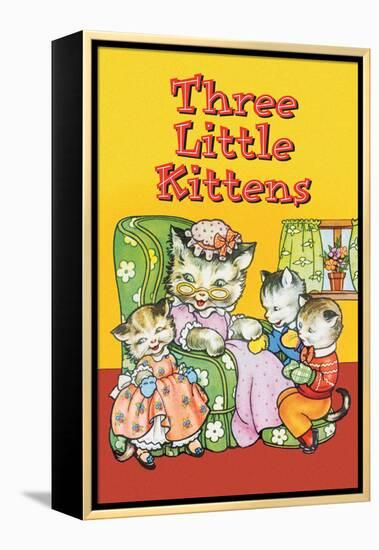 Three Little Kittens-null-Framed Stretched Canvas