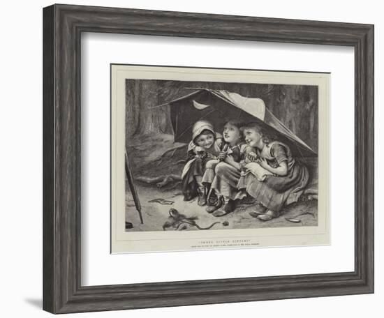 Three Little Kittens-Joseph Clark-Framed Giclee Print