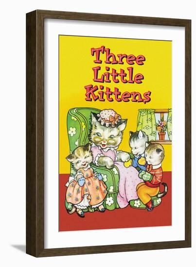 Three Little Kittens-null-Framed Premium Giclee Print