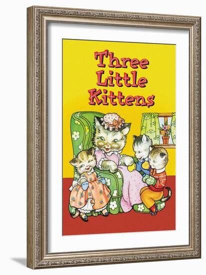 Three Little Kittens-null-Framed Art Print