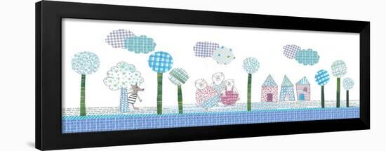 Three Little Pigs Theme-Effie Zafiropoulou-Framed Giclee Print