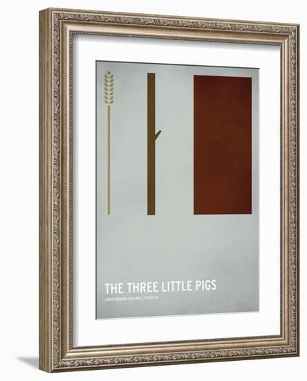 Three Little Pigs-Christian Jackson-Framed Art Print