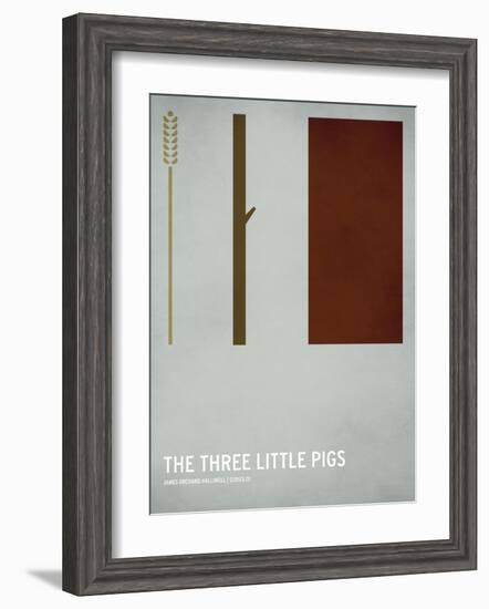 Three Little Pigs-Christian Jackson-Framed Art Print