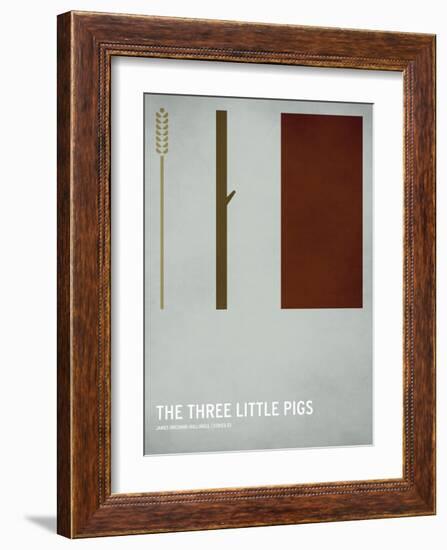 Three Little Pigs-Christian Jackson-Framed Art Print