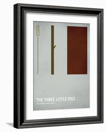 Three Little Pigs-Christian Jackson-Framed Art Print