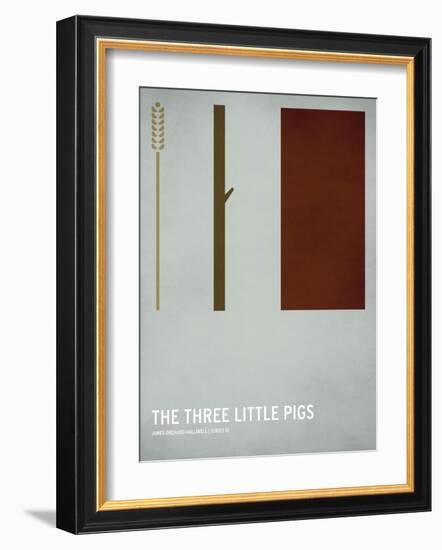 Three Little Pigs-Christian Jackson-Framed Art Print