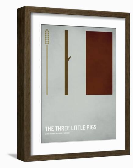 Three Little Pigs-Christian Jackson-Framed Art Print