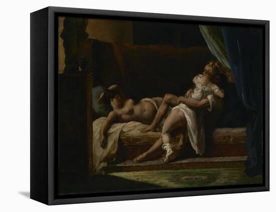 Three Lovers, 1817-20-Theodore Gericault-Framed Premier Image Canvas