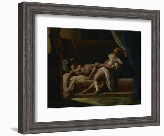 Three Lovers, 1817-20-Theodore Gericault-Framed Giclee Print