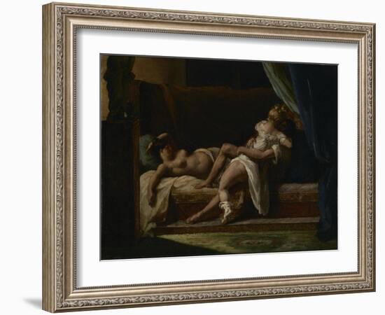 Three Lovers, 1817-20-Theodore Gericault-Framed Giclee Print