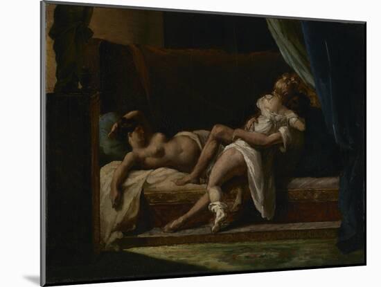 Three Lovers, 1817-20-Theodore Gericault-Mounted Giclee Print